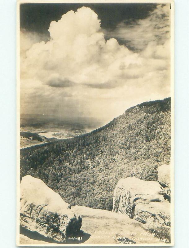 Pre-1950 rppc NICE VIEW Lookout Mountain - Chattanooga Tennessee TN i5938