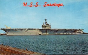 Ships USS Saratoga Attack Carrier US Naval Station Mayport Florida