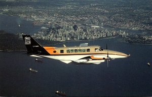 Waglisia Air Wagair Beech 99 Over Vancoucer Bbritish Columbia