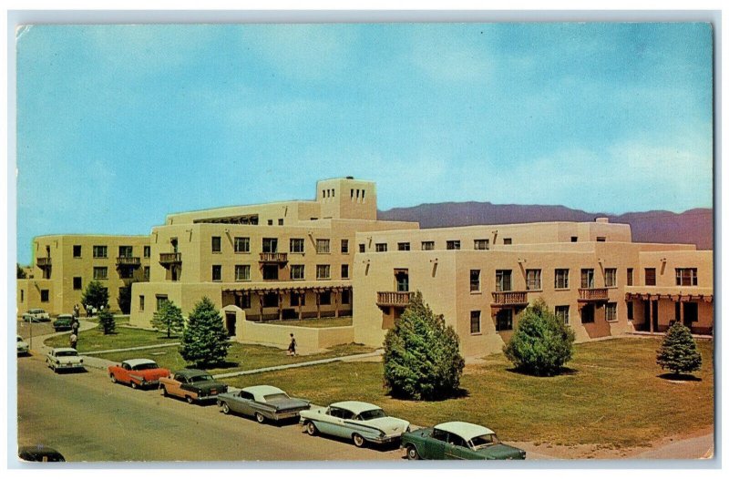 c1950's Mesa Vista Men's Dormitory, University of Mexico Albuquerque NM Postcard 