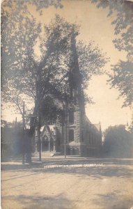 RPPC, Real Photo, Presbyterian Church, Quincy, IL, Old Post Card