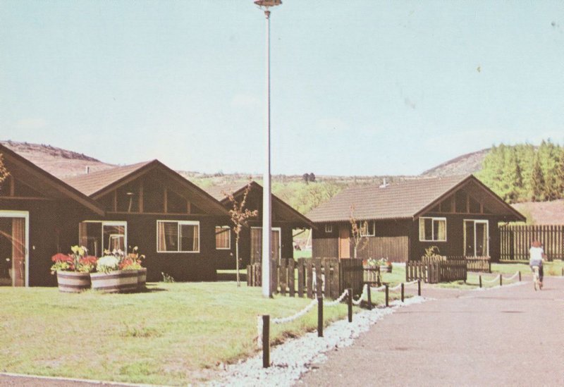 Callander Chalet Park Scottish Postcard