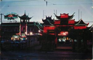 1956 New Chinatown - Los Angeles, California Vintage Postcard