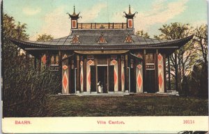 Netherlands Baarn Villa Canton Vintage Postcard 04.10