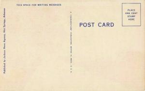 Postcard Million-Dollar Bathhouse Row Hot Springs Arkansas