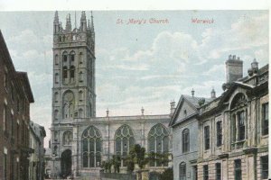 Warwickshire Postcard - Warwick, St. Mary's Church - Ref TZ4411