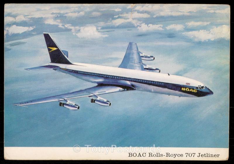 BOAC Rolls-Royce 707 Jetliner