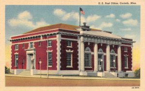 CORINTH, MS Mississippi  POST OFFICE  Alcorn Co  c1940's Curteich Linen Postcard