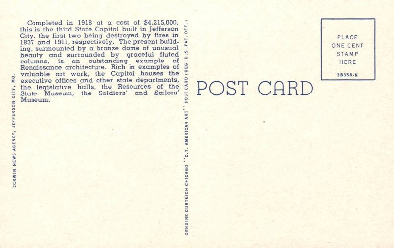 State Capitol,Jefferson City,MO