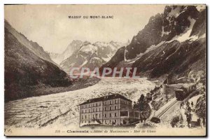 Old Postcard Mont Blanc Hotel Montenvers Mer de Glace