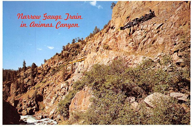 Narrow Gauge Train - Animas Canyon, Colorado