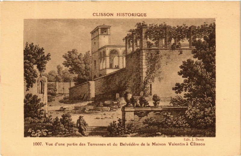 CPA CLISSON Historique Vue d'une partie des Terrasses et du Belvedere (587202)