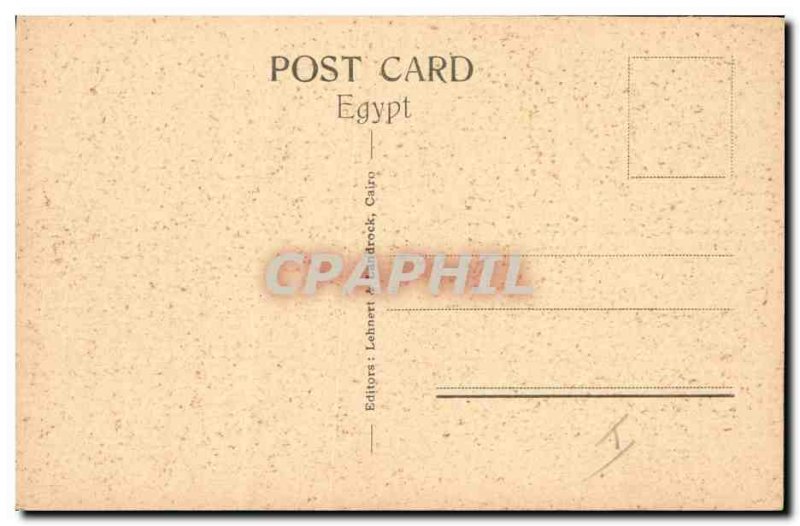 Old Postcard Egypt Egypt Heliopolis The obelisk