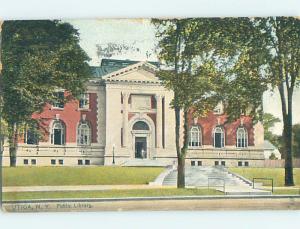 Divided Back LIBRARY SCENE Utica New York NY hs2813