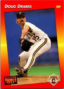 1992 Donruss Baseball Card Doug Drabek Pittsburgh Pirates