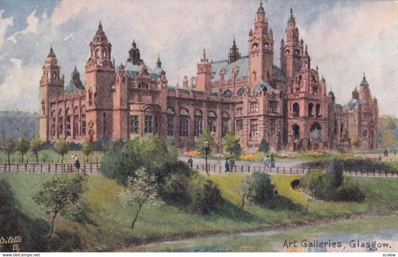 The Art Galleries, Glasgow, 1900-1910s; TUCK 7978