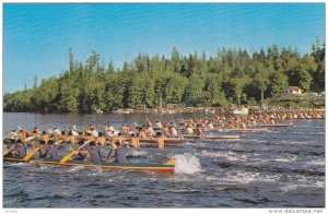 Annual Indian War Canoe Races , May , 1961 , Cowichan Bay , VANCOUVER ISLAND ...