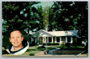 VIntage Postcard NASA Astronaut Neil Armstrong Boyhood Home -  Ohio