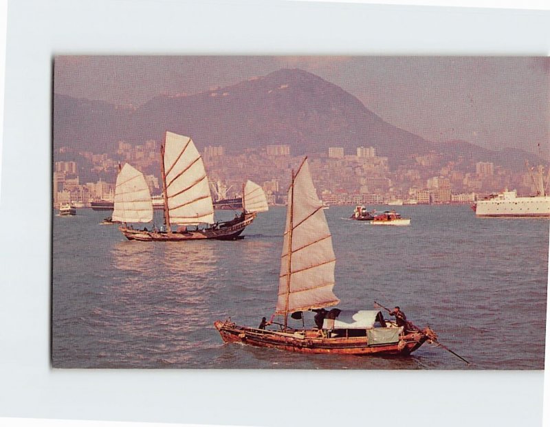 Postcard View of the Harbor Hong Kong China