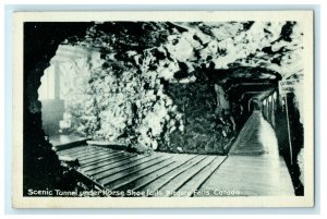 Scenic Tunnel Under Horse Shoe Falls Niagara Falls Canada Postcard 