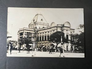 Mint Singapore Postcard RPPC Street Building View