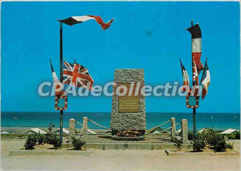 Modern Postcard Langrune sur Mer (Calvados) The Commemorative Monument Unload...