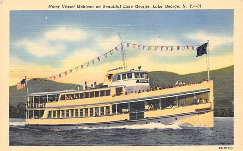 Motor Vessel Mohican Ferry Boats Ship Unused 