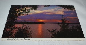 Beautiful Oregon Sunset Postcard Smith Western Inc. CT-26 1588512