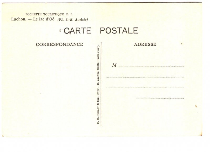 Luchon, Le Lac d.Oo, France