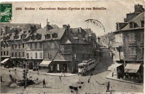 CPA RODEZ - Carrefour St-Cyrice et rue Beteille (109375)