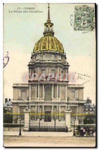 Postcard Old Paris Dome des Invalides