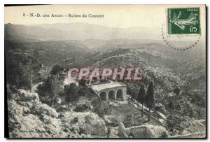 Postcard Old N D Angels Convent Ruins