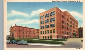 Vintage Postcard Sacred Heart Hospital Medical Building Manchester New Hampshire