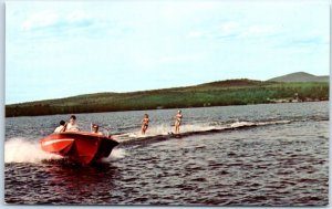 M-54231 Water Skiing at Westward Shores on Ossipee Lake Westward Shores Campi...