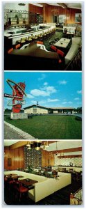 Toledo Ohio Postcard Oversized Arne Nissen's Tivoli Smorgasbord Restaurant c1960