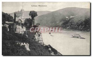 Old Postcard Schloss Rheinstein