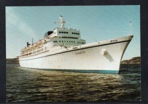 Ship Enchanted Isle Commodore Cruise Lines at Bergen 1993  unused