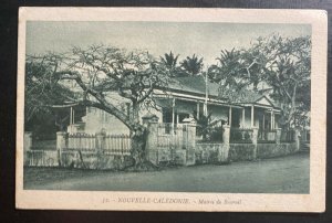 Mint Noumea New Caledonia Real Picture Postcard RPPC Bourail Town Hall