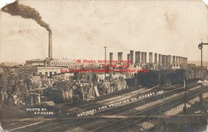 IN, Hobart, Indiana, RPPC, National Fire Proofing Company, AF Haase Photo