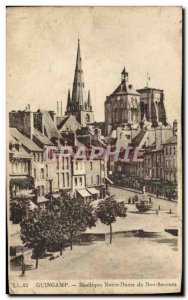 Old Postcard Guingamp Notre Dame de Bon Secours