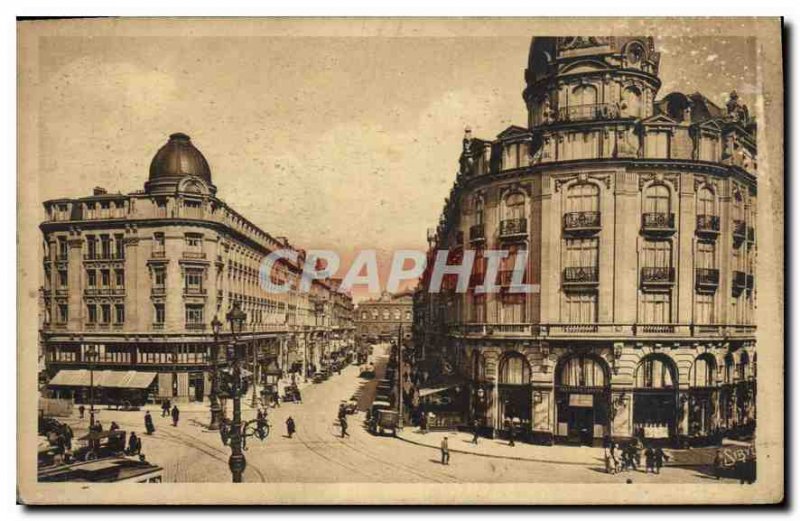 Postcard The Old Lille Faidherbe Street and Station