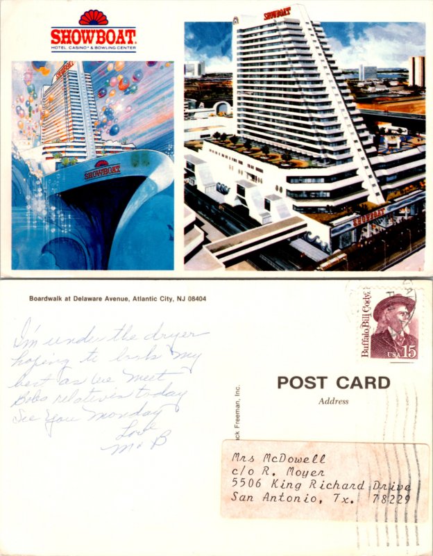 Showboat Hotel, Casino, Bowling Center, Atlantic City, NJ (10016)