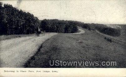 Driveway in Olson Park - Fort Dodge, Iowa IA