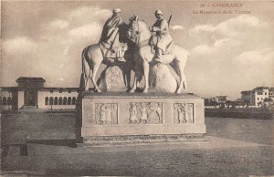 Lot 73   casablanca morocco the victory monument sculpture postcard