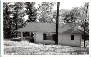 1950s Cottage at Kentucky Lake State Park RPPC Real Photo Postcard