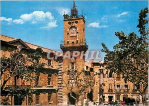 Modern Postcard Aix en Provence la Cite du Roy Rene Town Hall Square