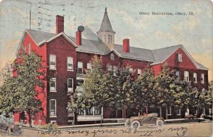 OLNEY ILLINOIS~SANITARIUM POSTCARD 1926 PMK