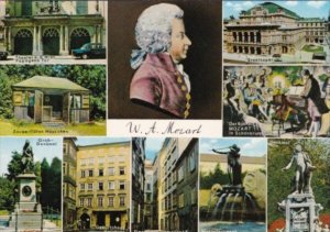 Austria Salzburg Multi View Mozart Monuments