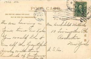 Kobe Japan 1906 Tansan Springs Postcard Takardzuka 13422