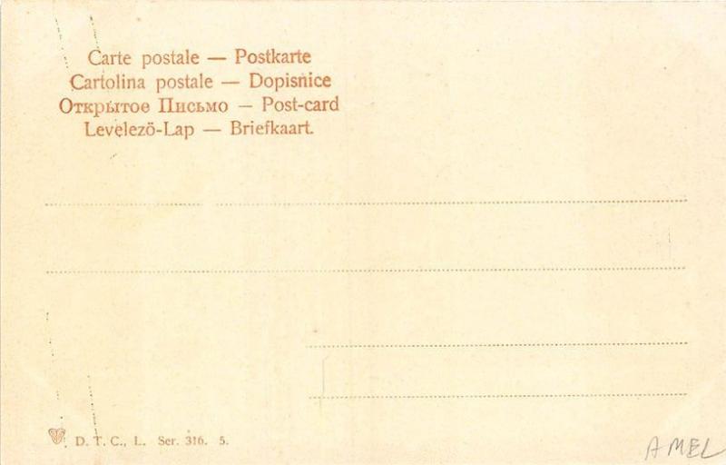 Different German Fraternities Regulated Sword Fight Postcard